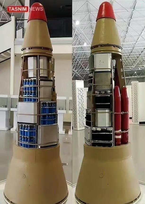 关于伊朗使用"集束弹药"的说法很多。但这不是一回事。我来解释：

- 集束炸弹（