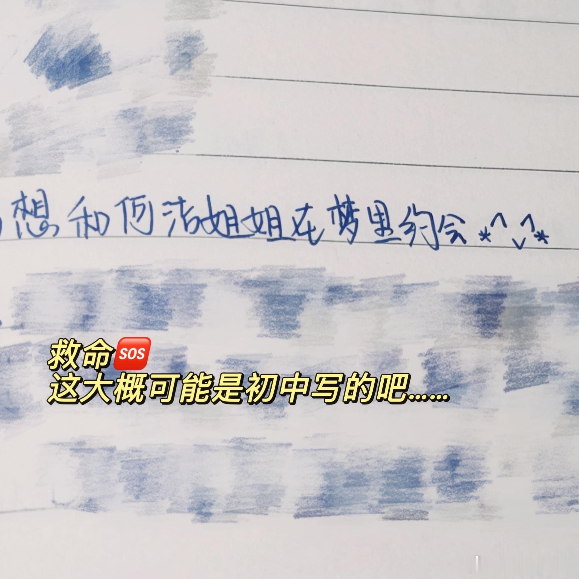 我妈帮我翻到了小时候的日记……我一翻开 雷霆发言🆘“想和何洁姐姐在梦里约会”…