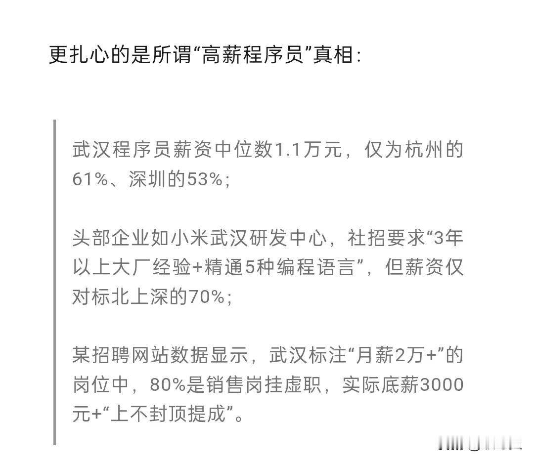 所谓“大厂”的“程序猿”，不过如此！

若都是“3年大厂经验+精通5种语言”，“