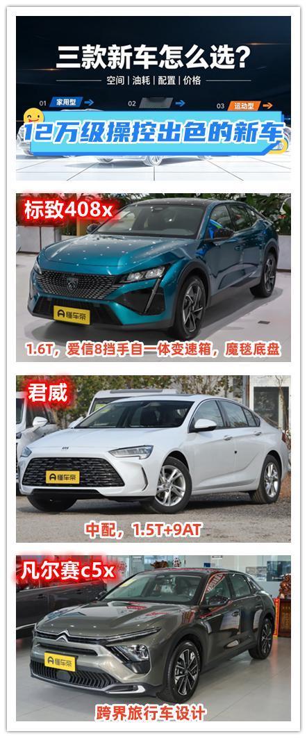 预算只有12万多，却又想购买一辆具有出色操控属性的新车，那么这三款你可要看好了。