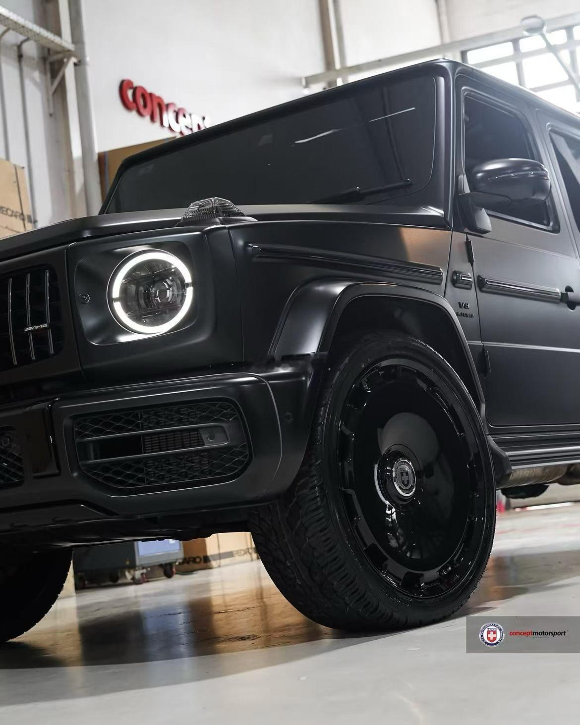 G63 AMG 上脚HRE +AKRAPOVIC天蝎排气 HRE L108M 2