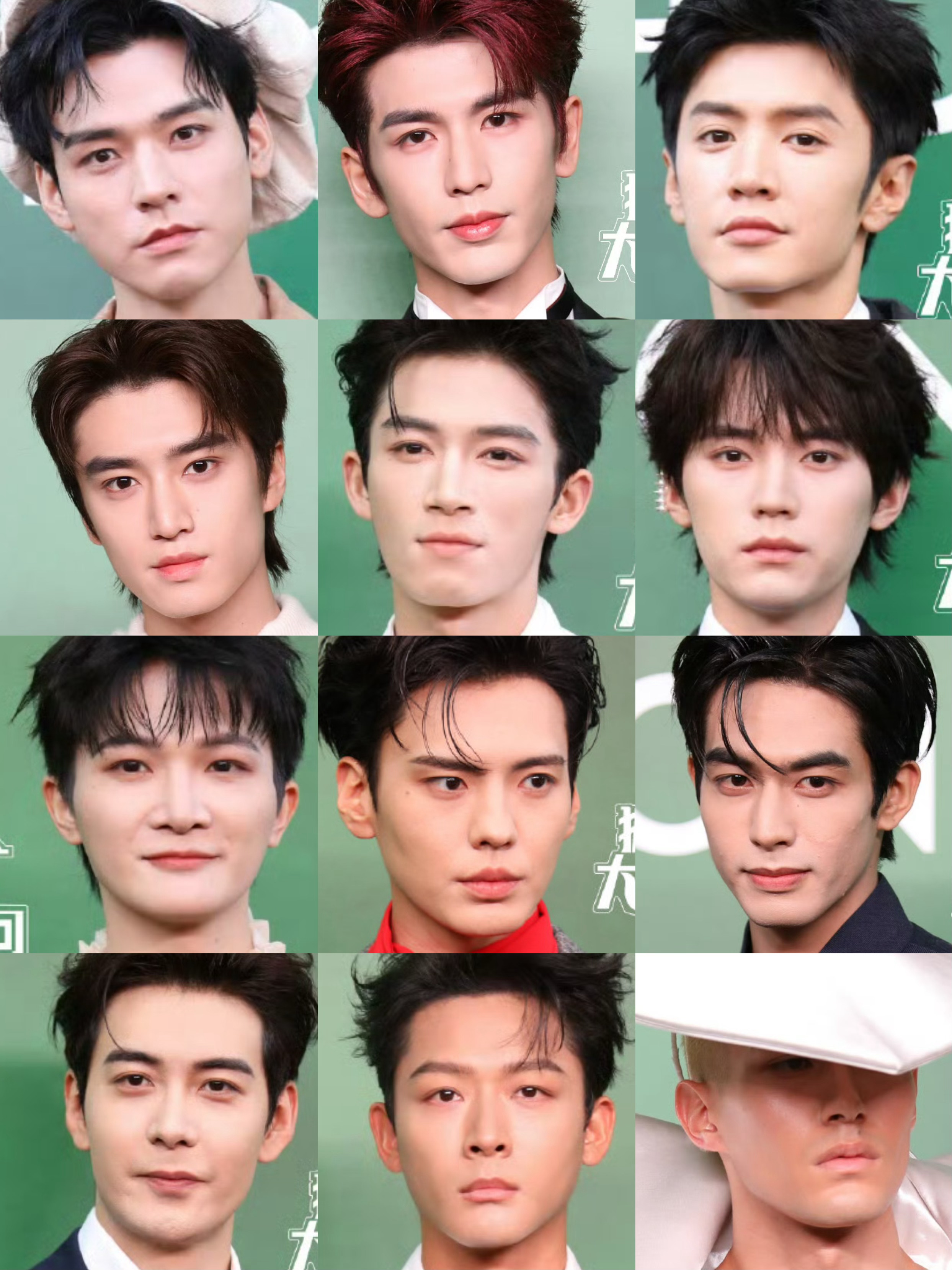 今晚VOGUE红毯男明星怼脸生图，你们直接说吧，谁扛住了镜头？[馋嘴] ​​​