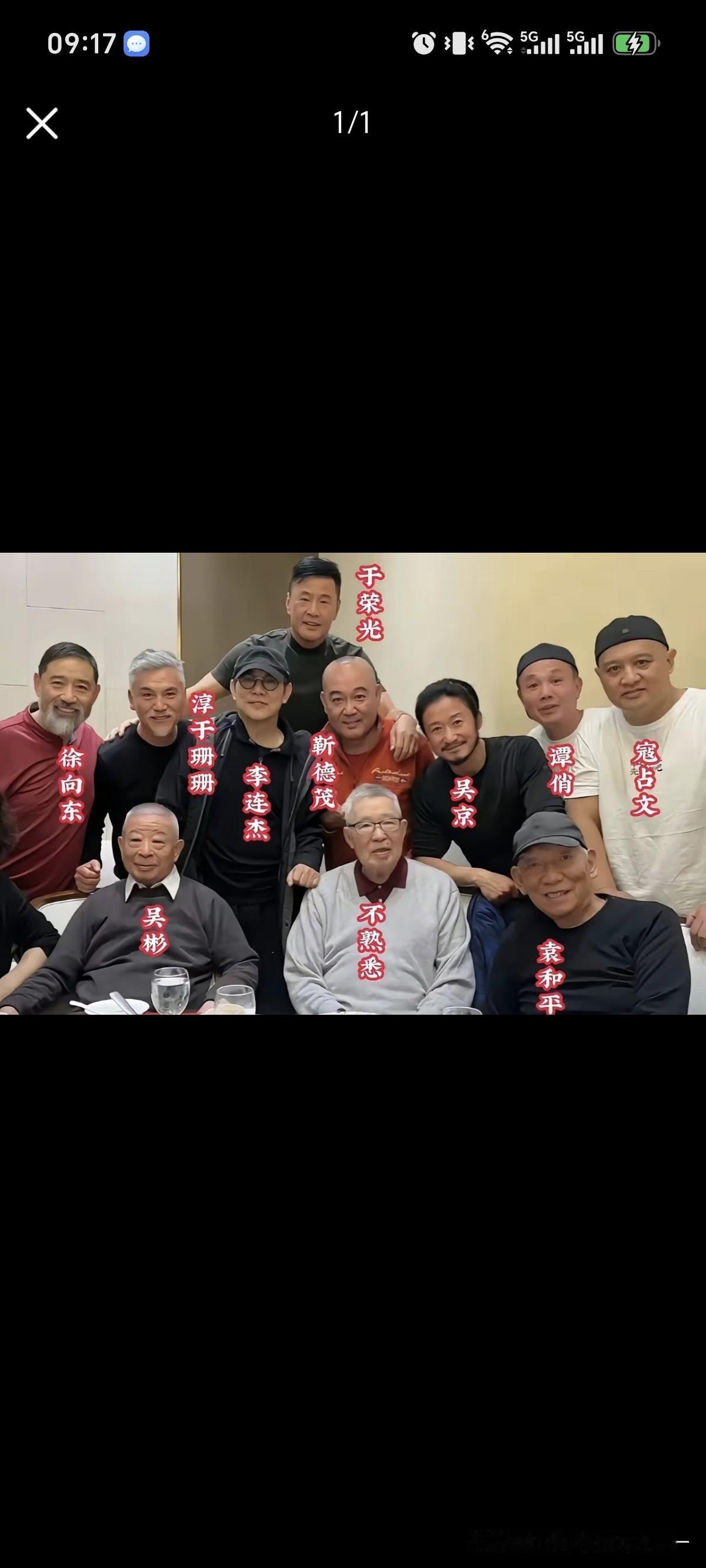 如果这些人再拍武侠片，票房会怎么样？

后排（从左至右） 
1. 徐向东（武术演