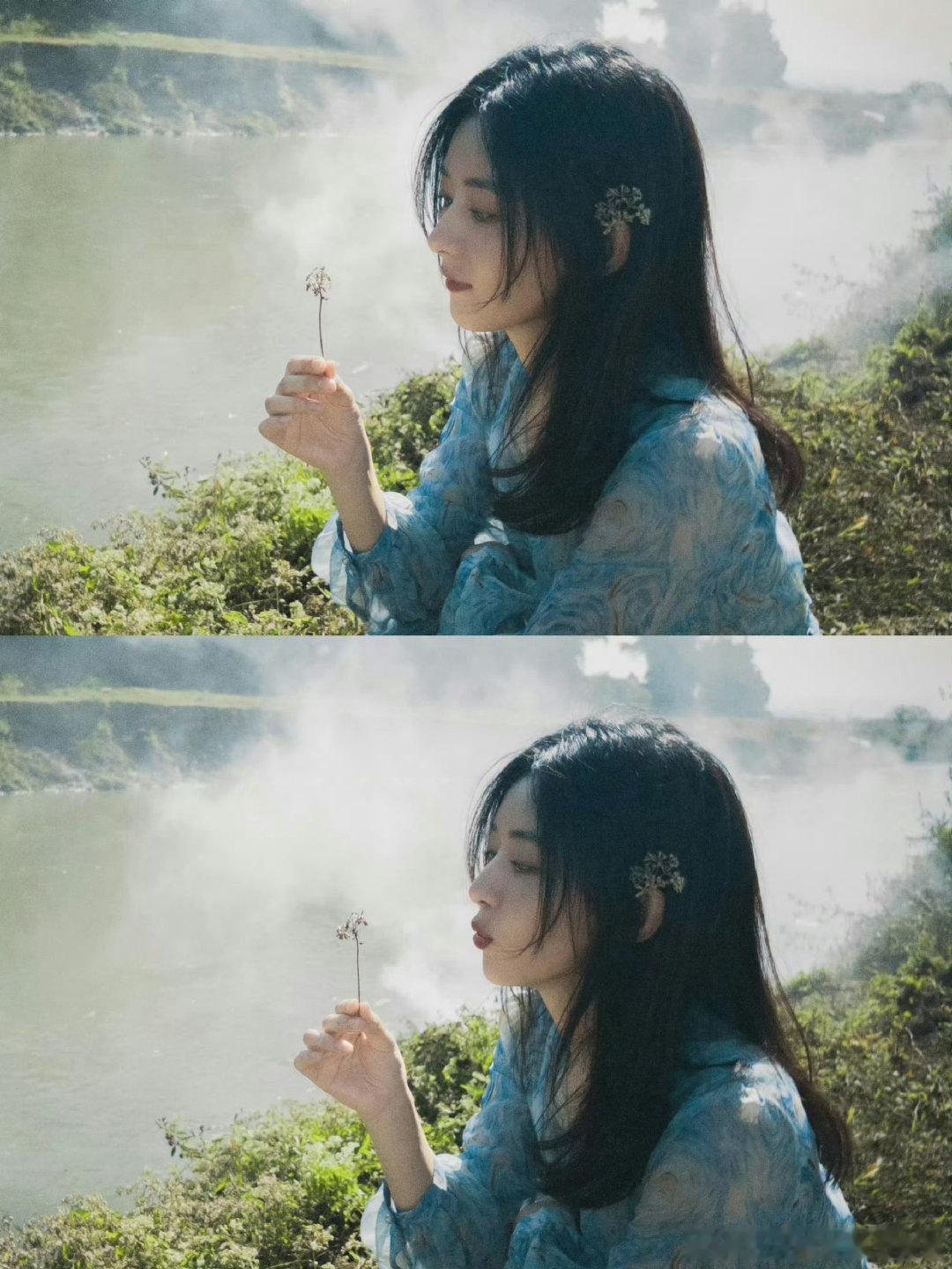 今日看到了赵丽颖和乔妍的侧拍，真的好美，让人不禁为她们的美丽而赞叹。 ​​​