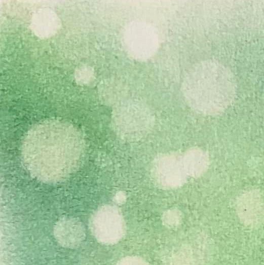 養娃日記15蒲公英，漸層的綠色點綴白色蒲公英，很夢幻的感覺❤️ 