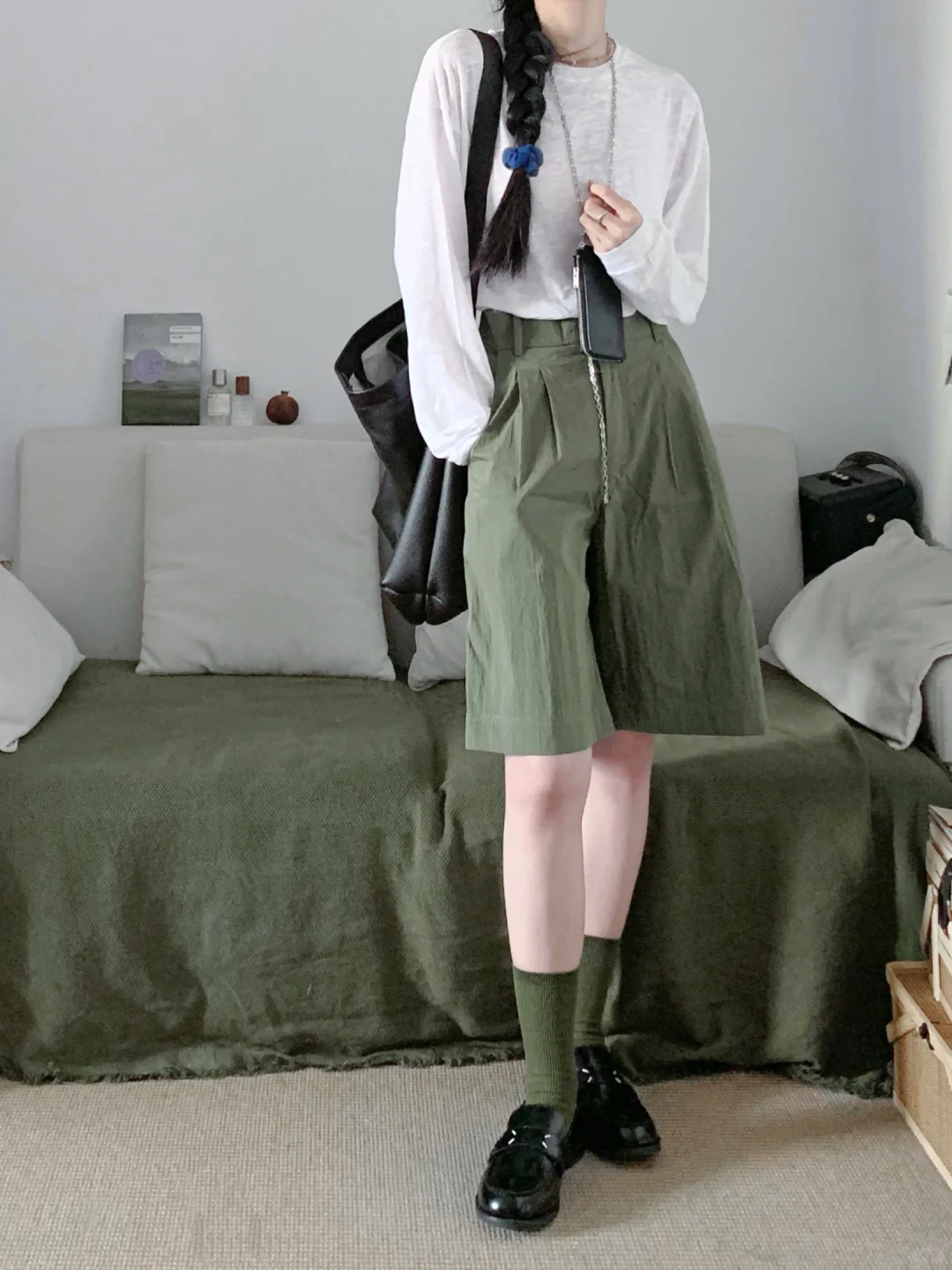 一件绿裤4套clean fit