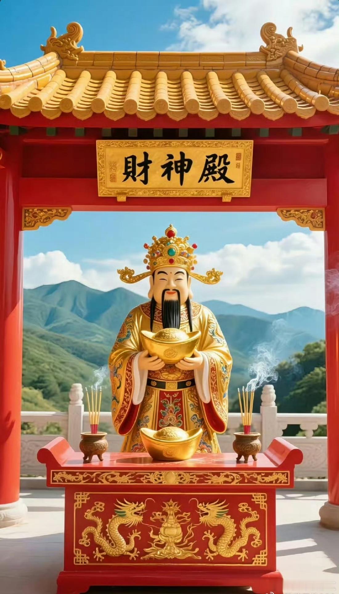 家人们，早上好！今天出门遇财神，快来许愿。愿你锦鲤附体，赚的盆满钵满！点赞评论1