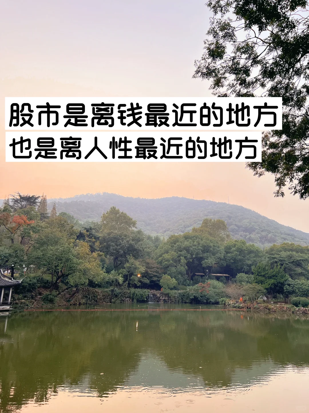 股市是离钱最近，也是离人性最近的地方！