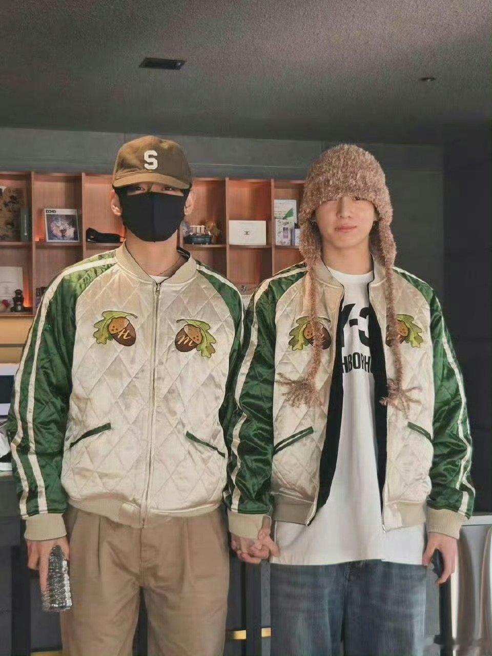 金泰亨田柾国十指紧扣合照金泰亨田柾国十指紧扣合照，你们俩不简单 金泰亨田柾国穿同