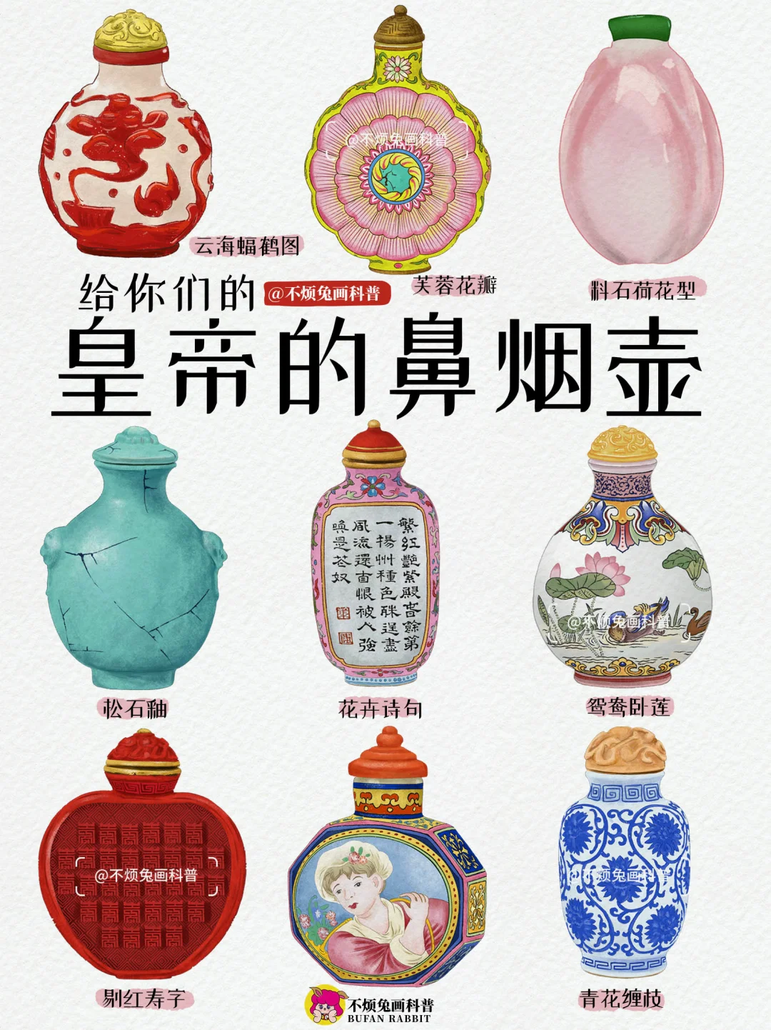 📕真没想到！皇帝私藏的鼻烟壶这么美！