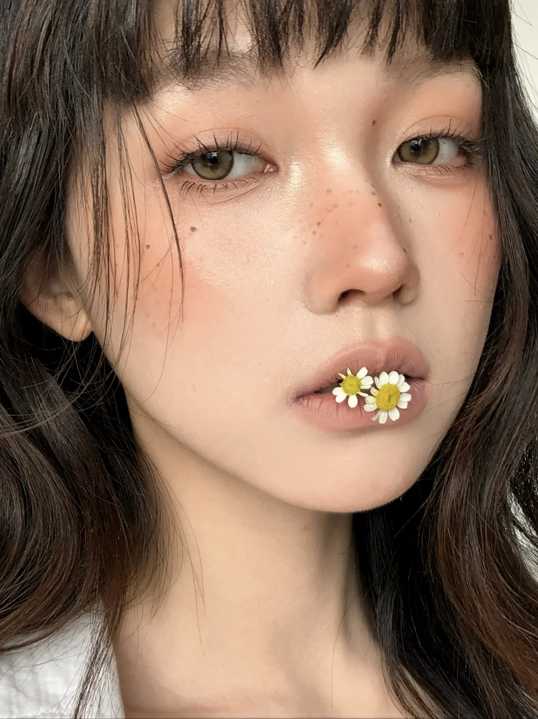 洋甘菊雀斑妆