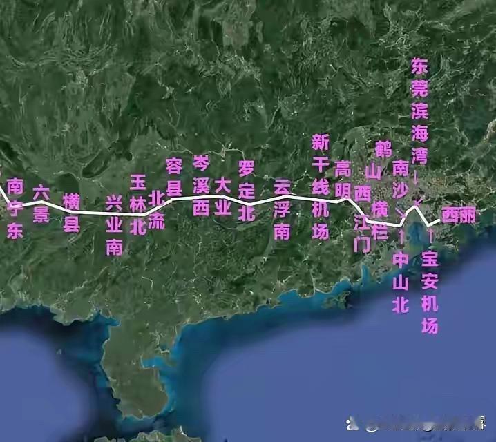 南深高铁这建设进度简直太让人期待了！广西段快完工，广东段也全面开工。建成后，从南