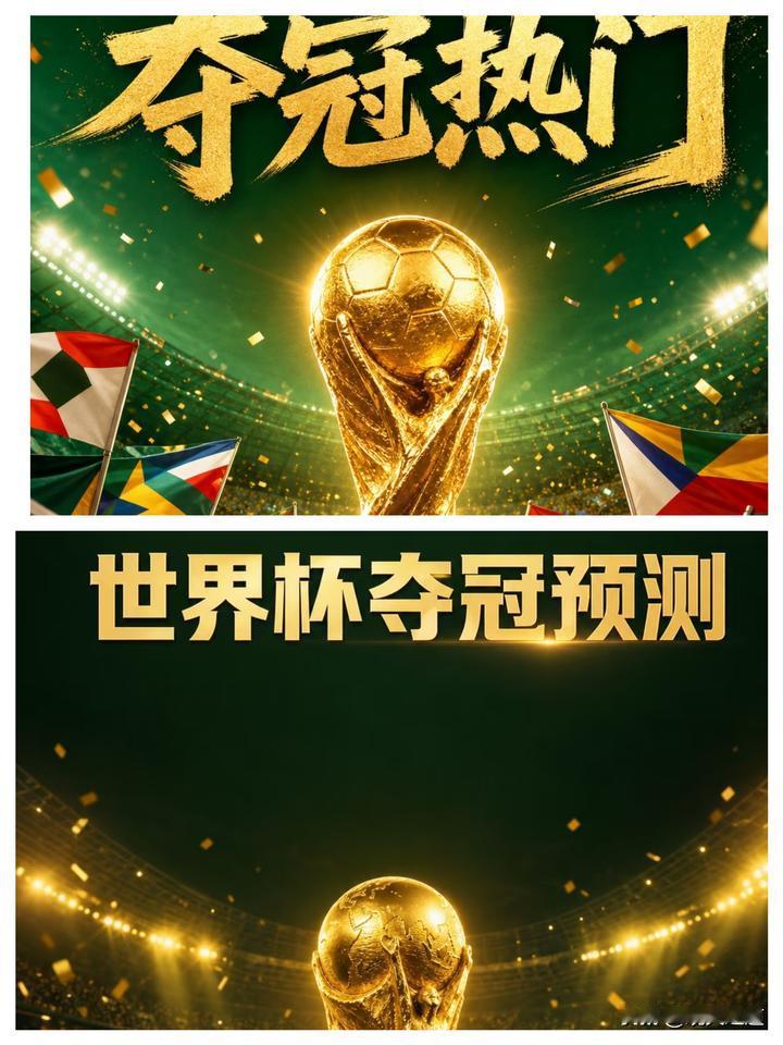 别再盯着梅西、姆巴佩的个人光环赌冠军了，2026美加墨世界杯真正的制胜密码根本不