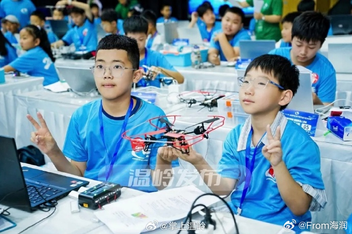 台州乡村少年用代码编织科创梦想 温岭箬横的风，吹出了全国冠军。江希辰写代码，柯弘