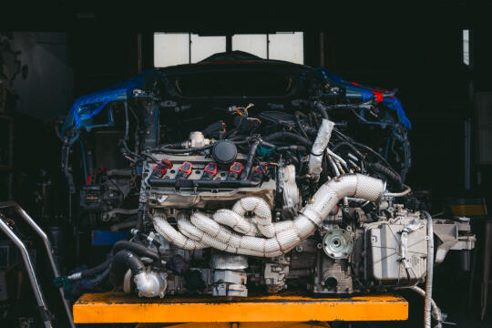 奥迪r8更换artek排气芭蕉