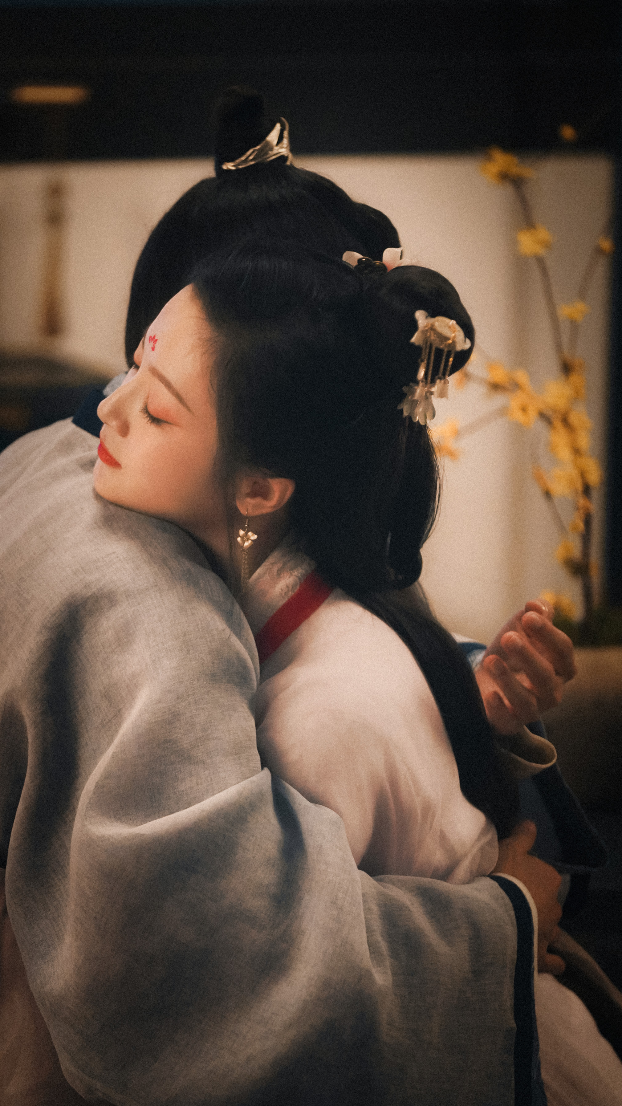 张雅钦 《古相思曲》陆鸢▷壁纸-白衣（白红）+花钿 