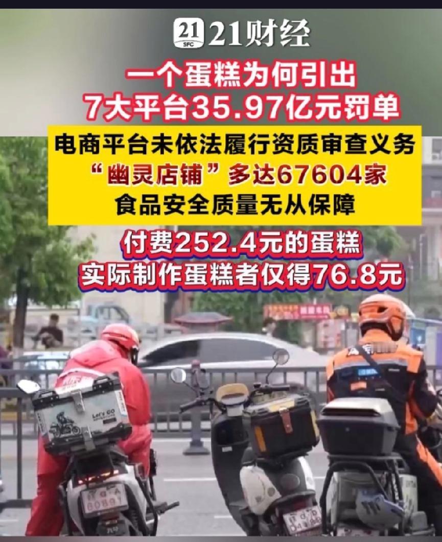 一个252.4元的蛋糕，竟然牵扯出7大电商平台近36亿的巨额罚单，这究竟是怎么回