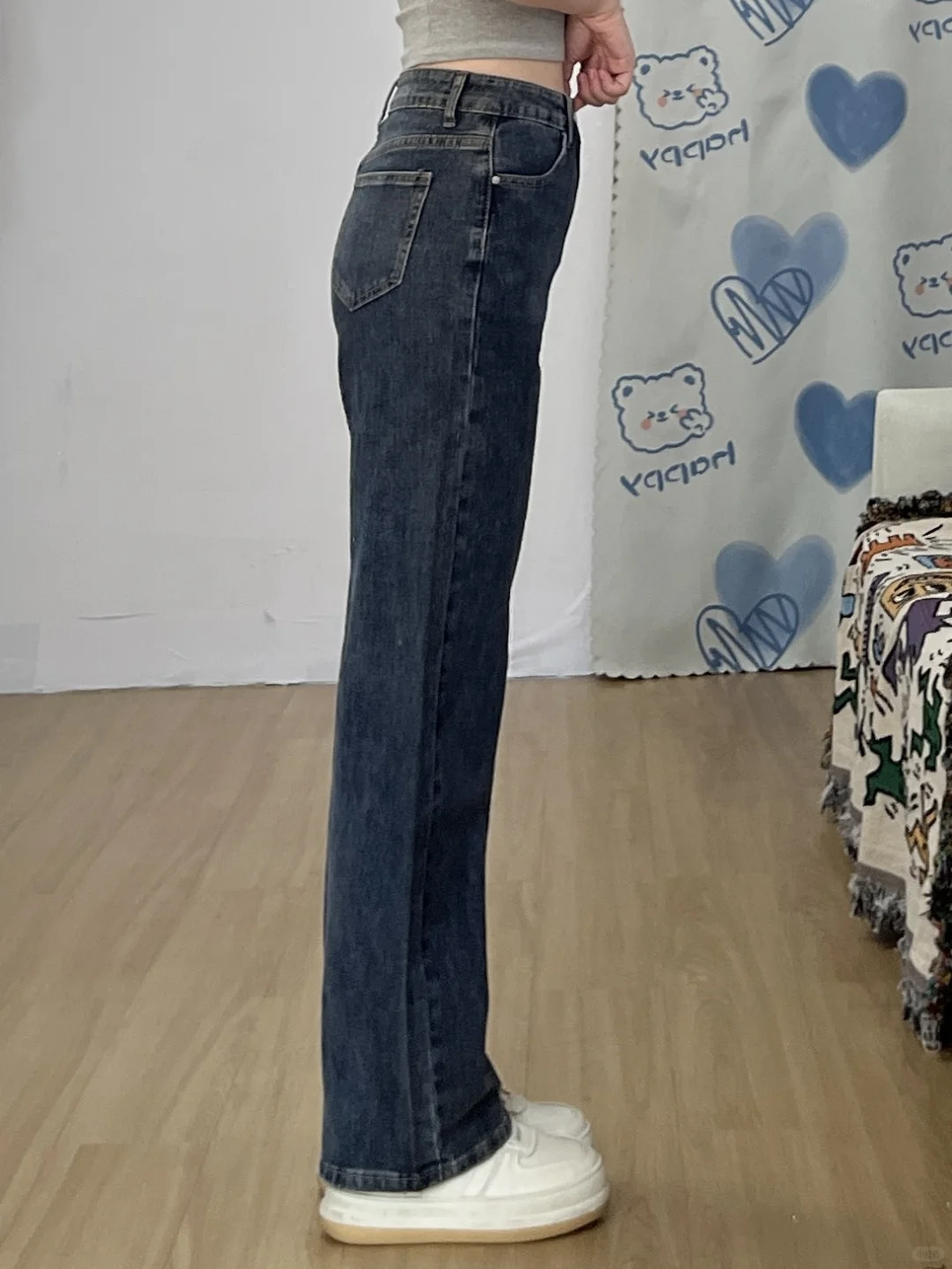 直筒裤是弯腿粗腿克星吗‼️为什么这么显瘦😭
