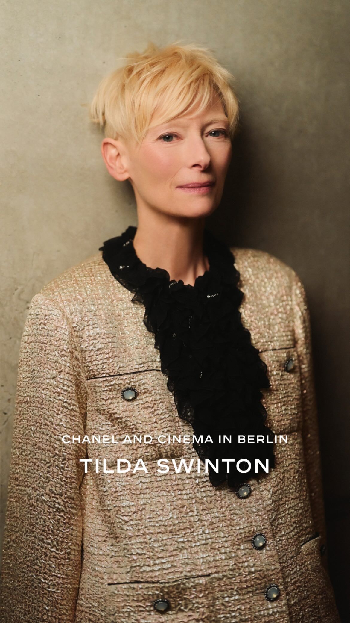 Tilda Swinton × 第75届柏林国际电影节蒂尔达·斯文顿 参加香奈儿