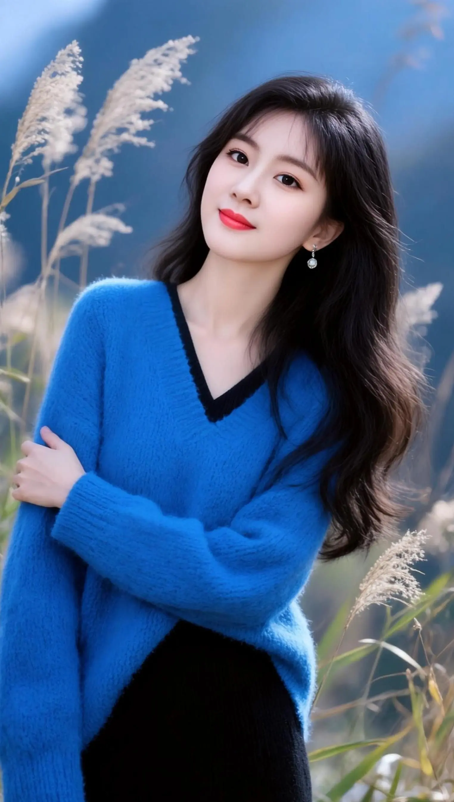 AI芦苇逆光写真 随变ai随便玩