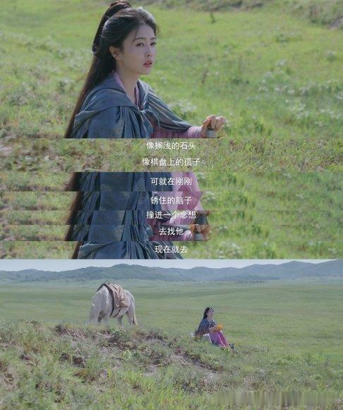 终于等到白鹿骑马正片了叶璃骑马奔向爱人的那一刻，白鹿演得太戳了，山水再美都不如她