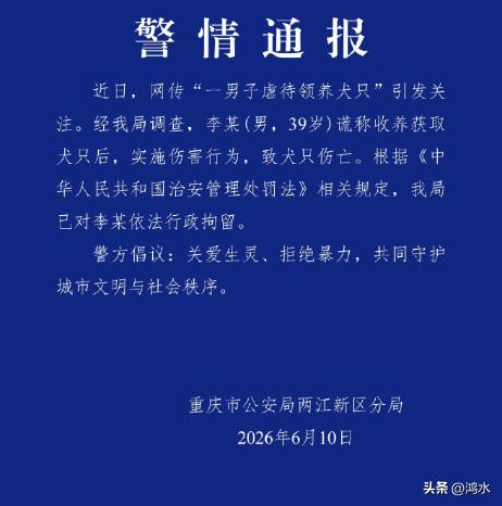 不知道你们有没有发现，狗咬人经常没有什么热度，而人打狗经常热度不断，甚至接连好几