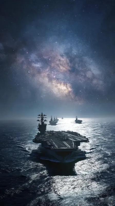 美国数十年首次三航母齐聚中东，这是战略威慑，还是战争前兆呢？
美军三航母齐聚中东