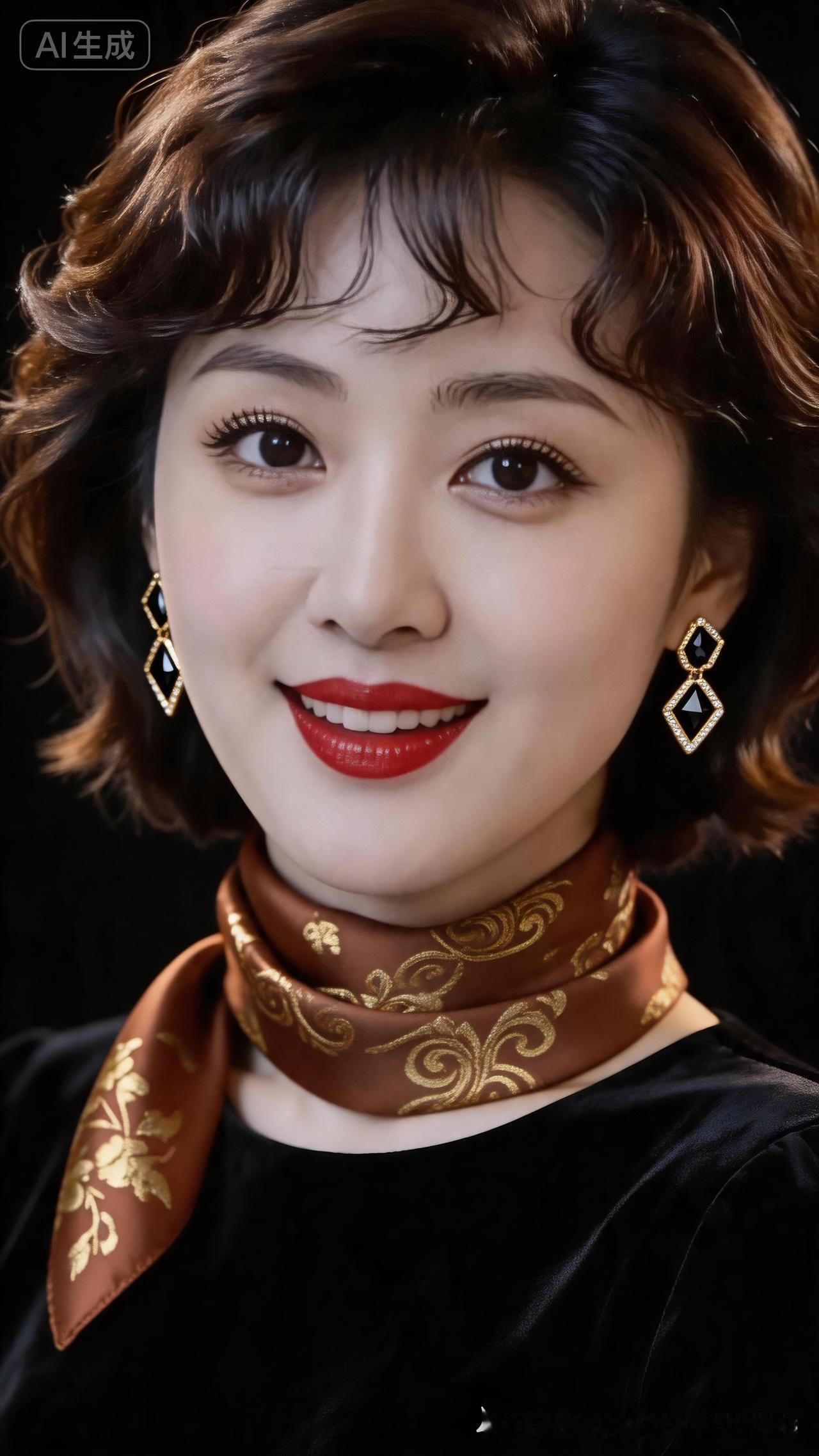优雅复古风，金丝刺绣围巾，尽显时尚魅力！👗💄👠