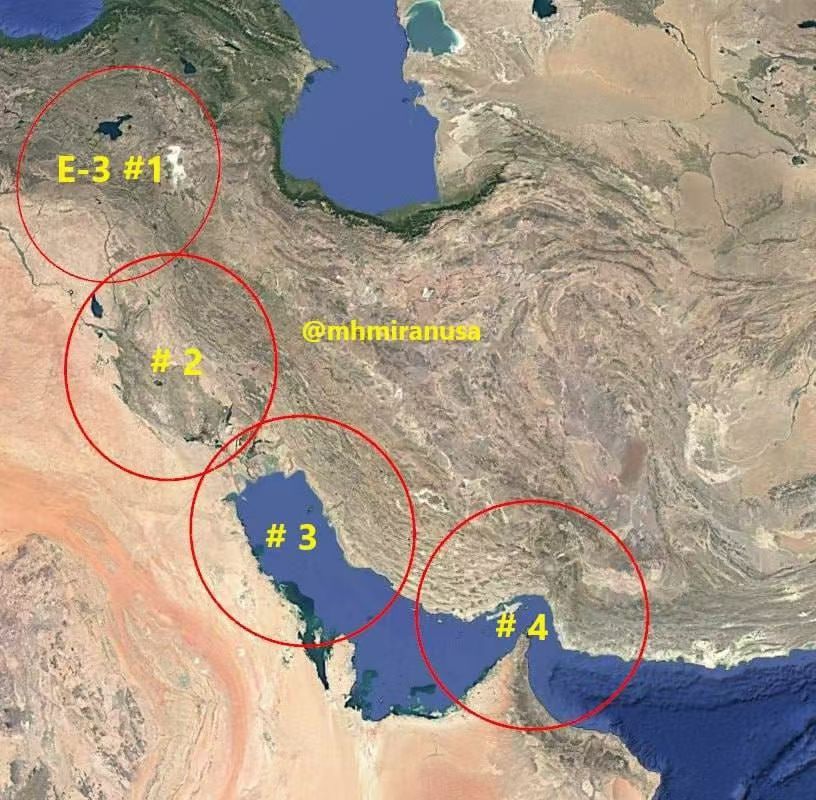 美国在伊朗周边部署多达6架E-3“哨兵”预警机, 一架E-3预警机能够有效监控约