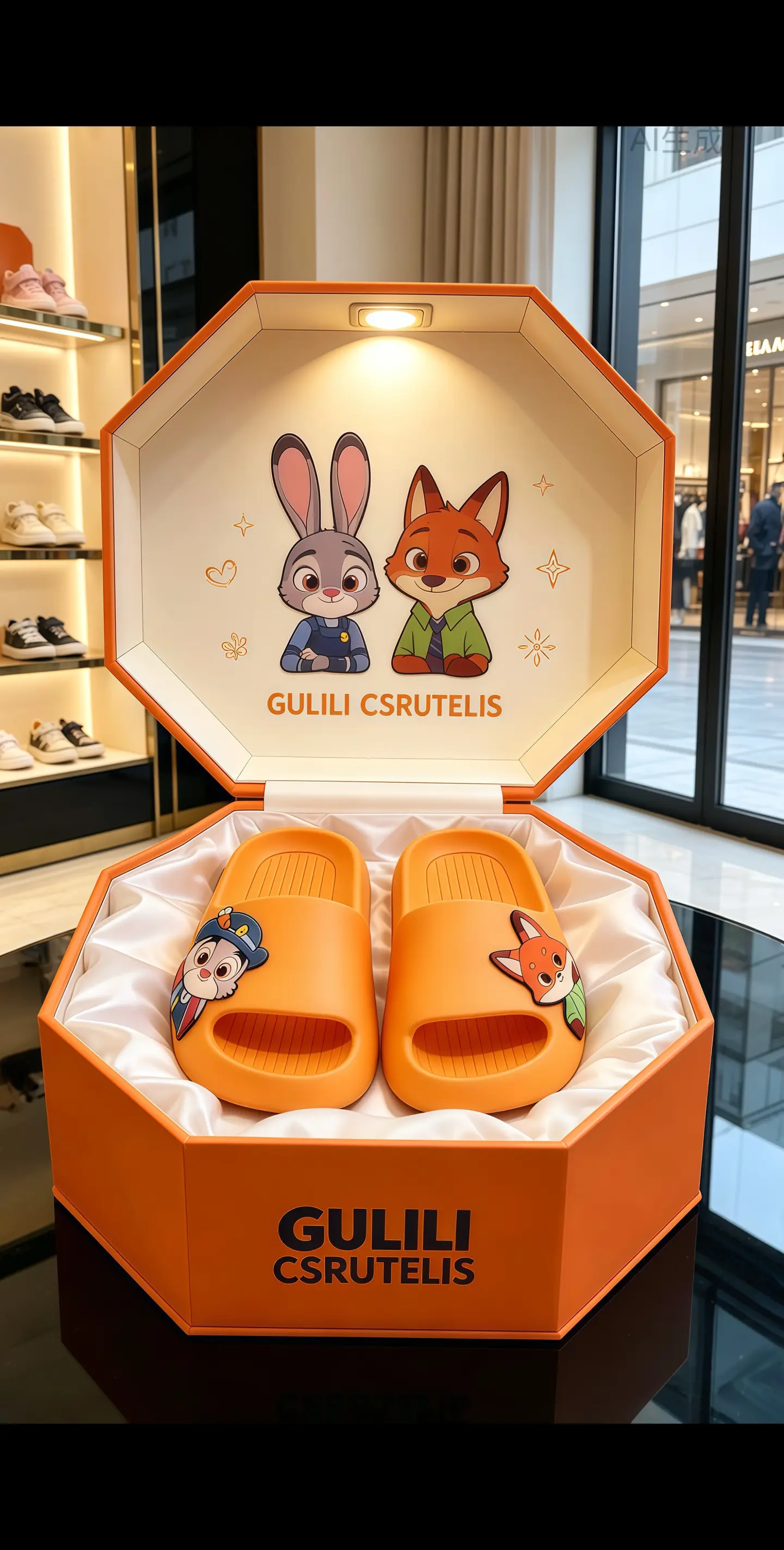 亲子拖鞋洗澡拖鞋 儿童拖鞋卡通拖鞋 朱迪尼克