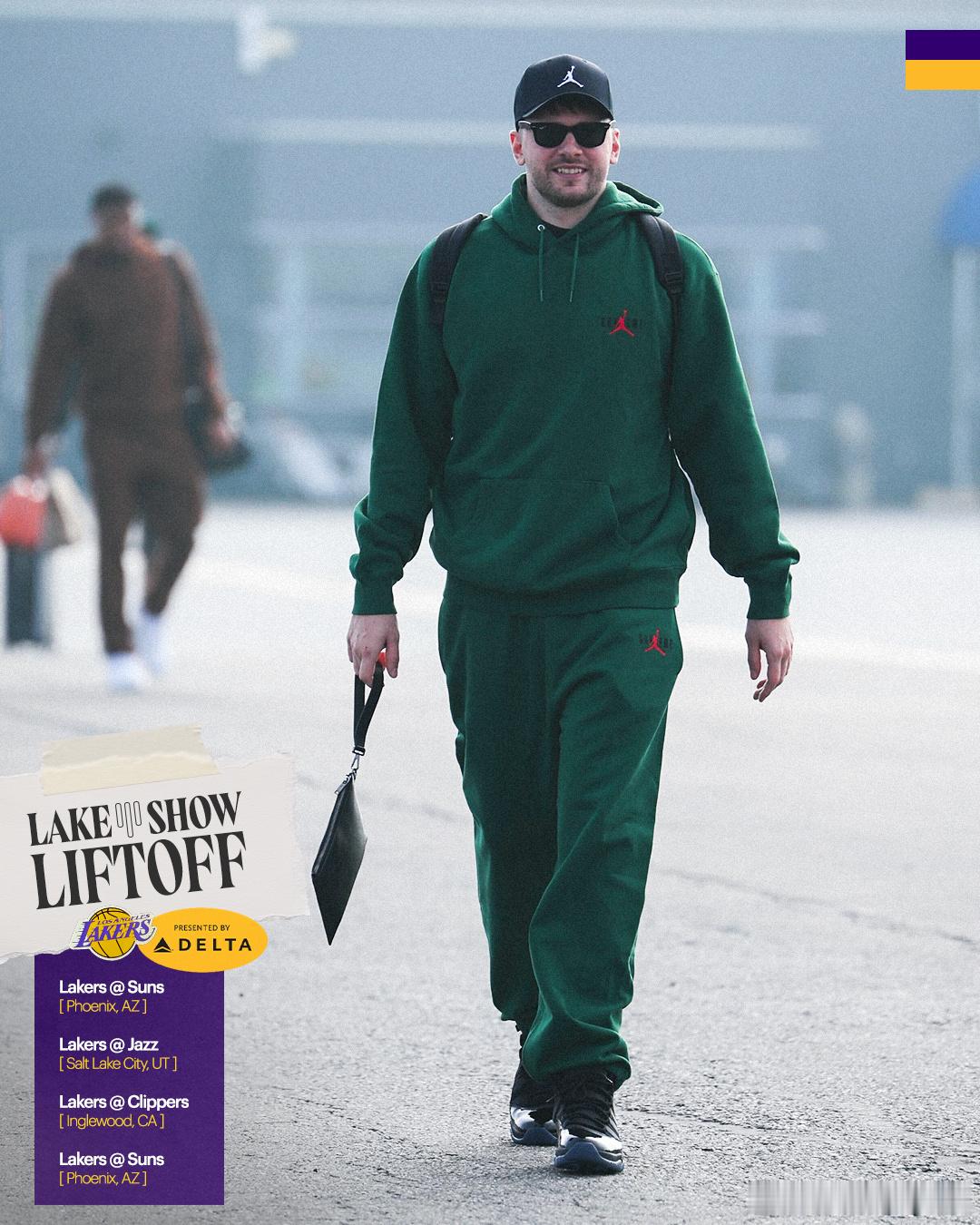 出发，下一站菲尼克斯🌵湖人即将开启西部4连客，对手为太阳(两战）、爵士、快船。