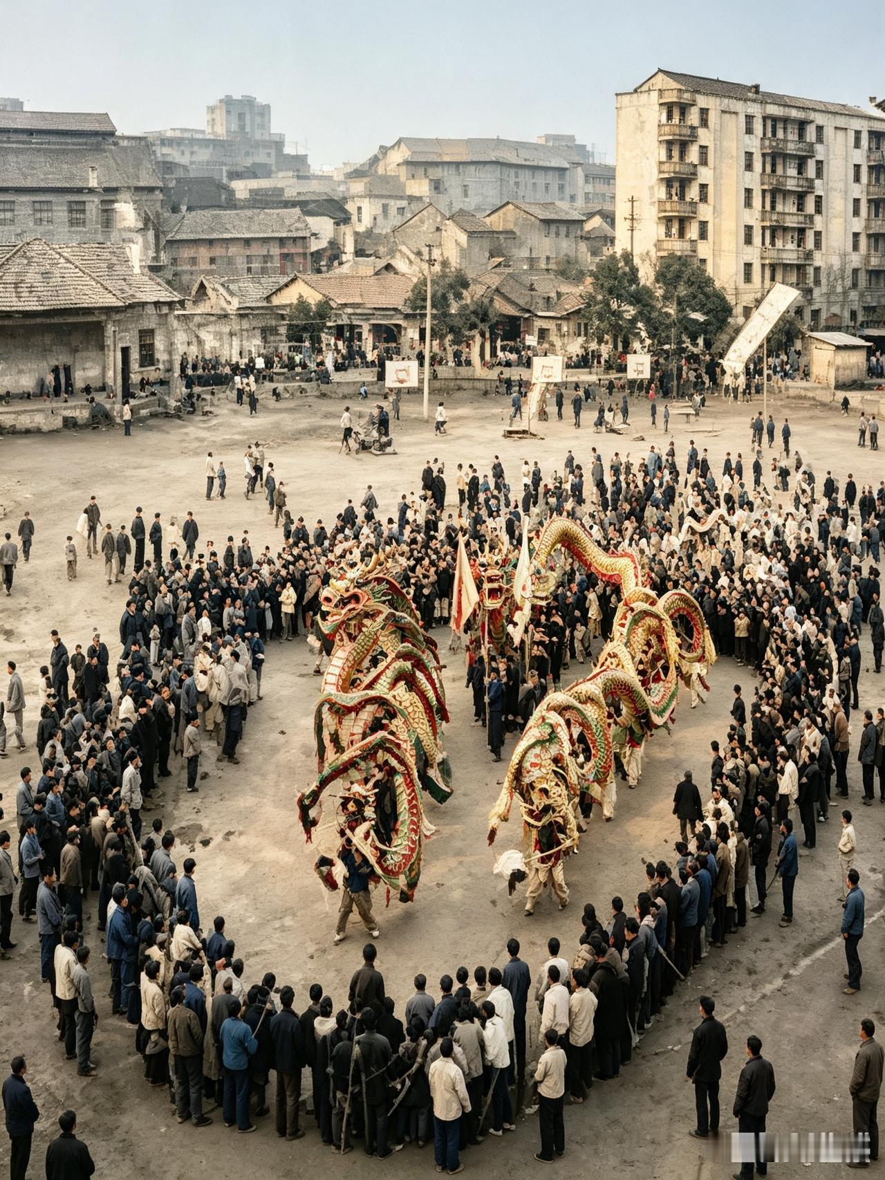 昔日鄂城县的城市客厅大西门广场，依托古城大西门空地修建而成。宽阔平整的场地，见证
