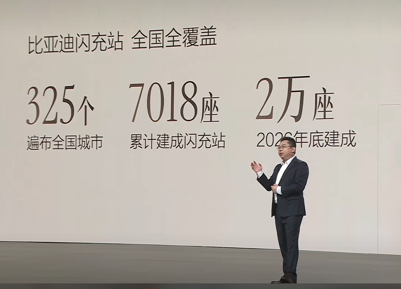 2026年底，比亚迪将建成2万座闪充站！充电时间越来越短，以后跟加个油没啥区别了