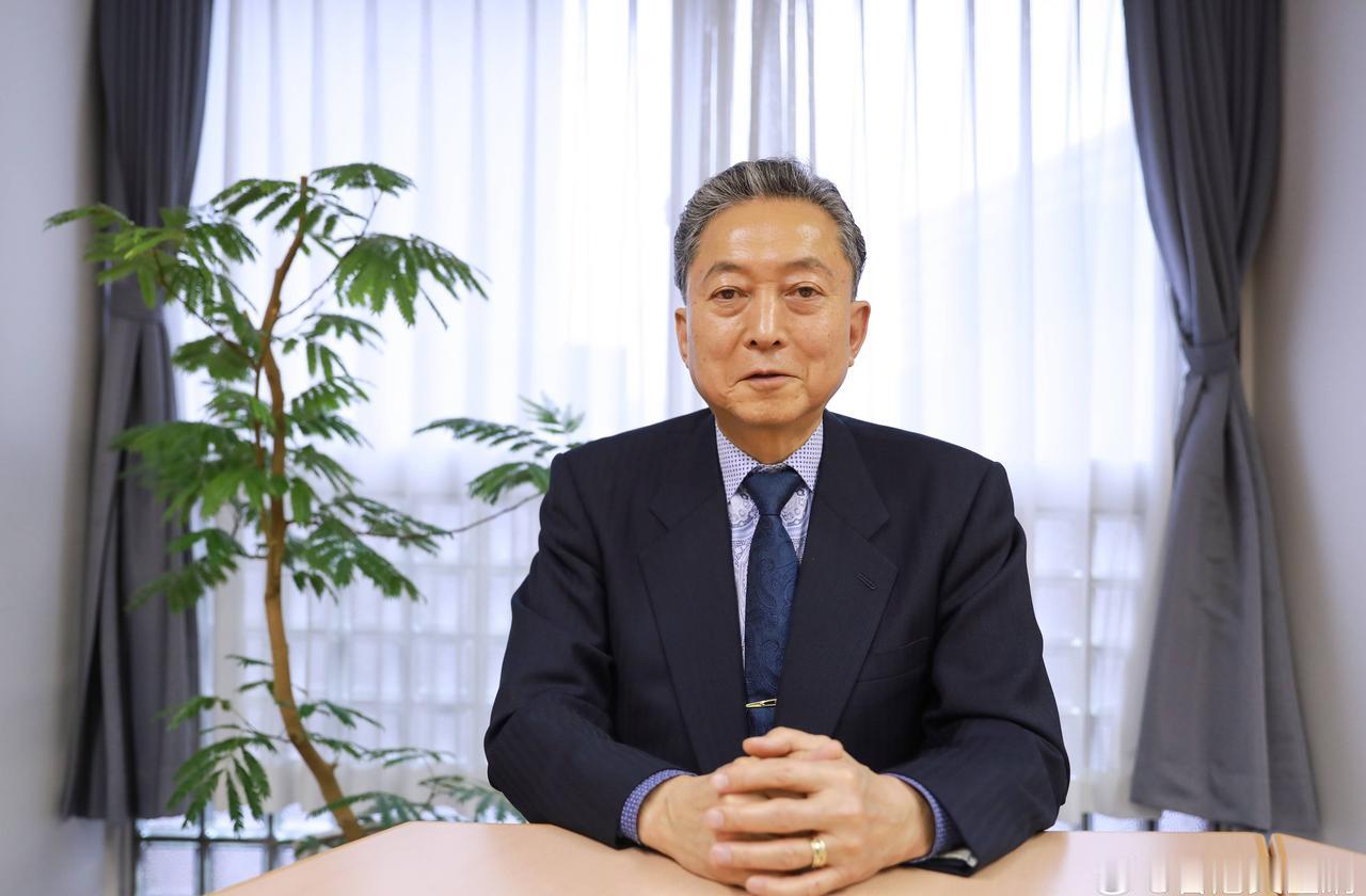 【日本前首相称高市早苗应立即道歉】日本前首相、东亚共同体研究所理事长鸠山由纪夫2