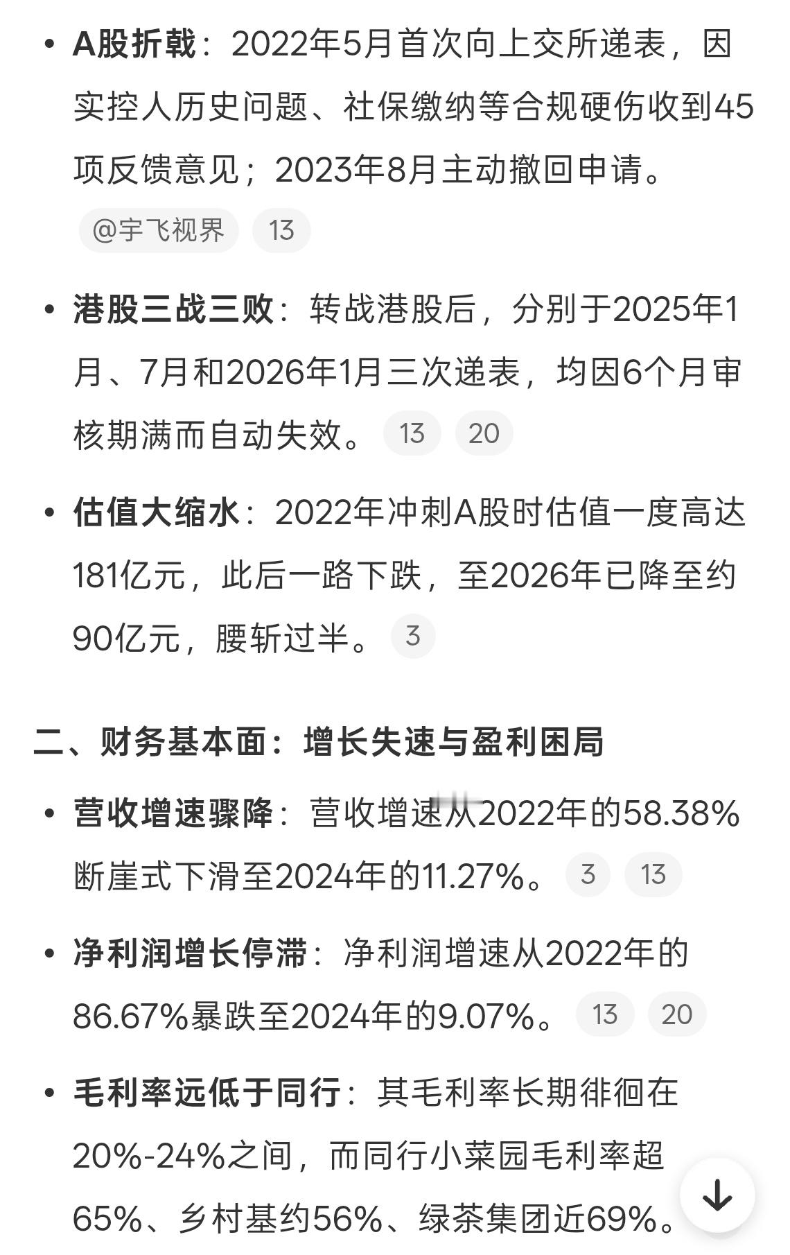 老乡鸡上市梦碎老乡鸡不是很老实嘛，怎么上市失败了，老乡鸡虽然没有特别好吃，但是也