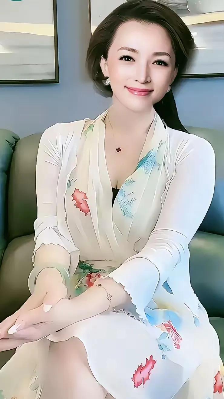 花开花落几春风，美人如画醉芳容
央视最美一姐董卿端庄风姿绘卓越