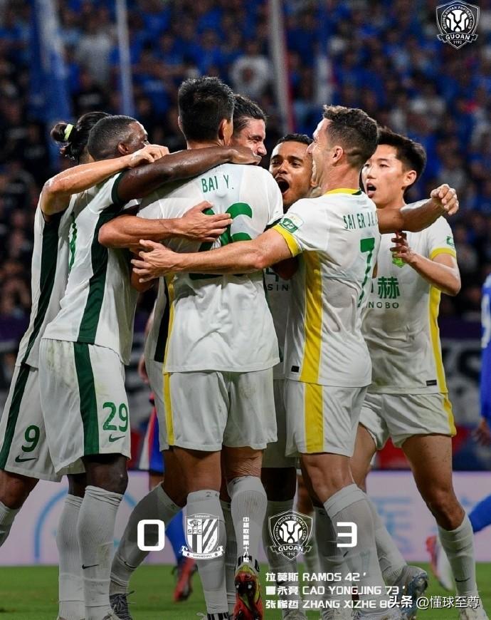 中超国家德比大战，北京国安3-0完胜上海申花升至联赛第二开始争冠！

在刚刚结束
