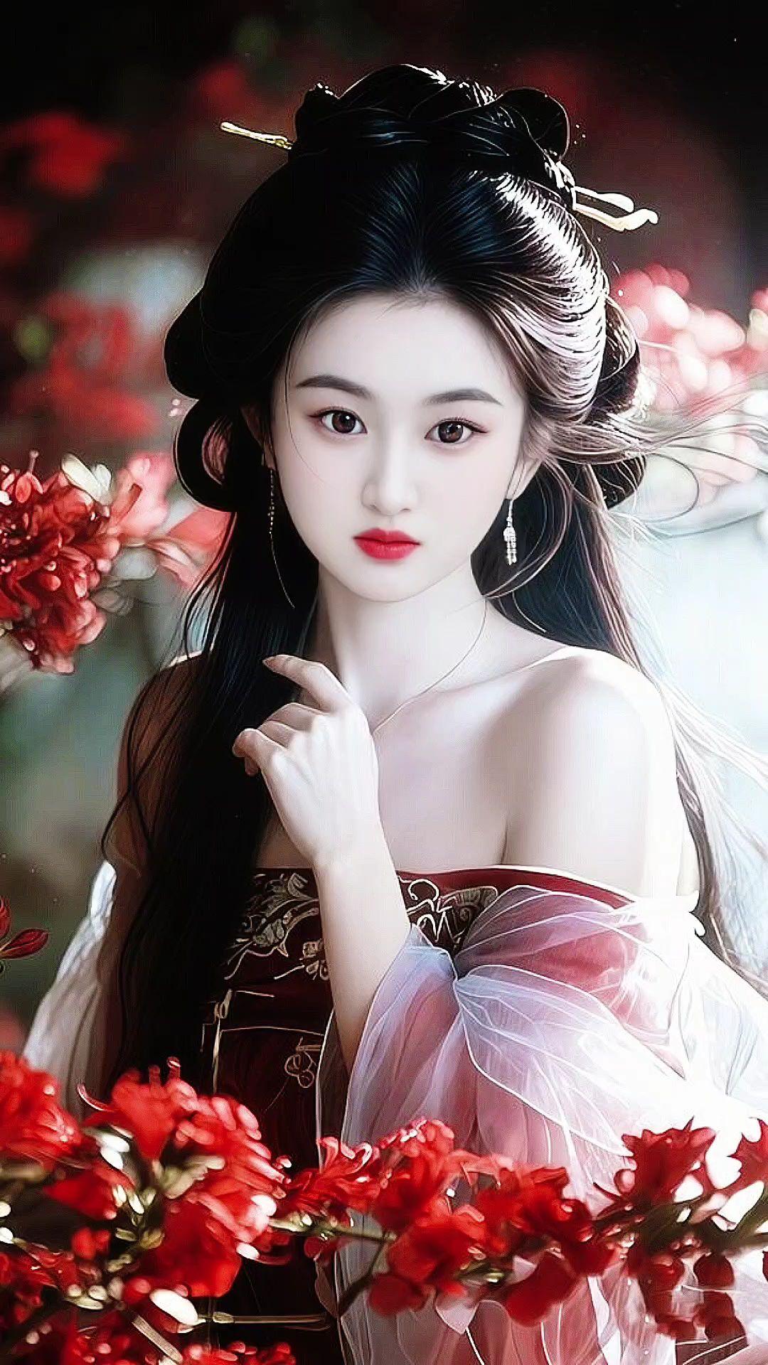 古风之美在于意境 云想衣裳花想容 汉服 国风古韵 古风美人