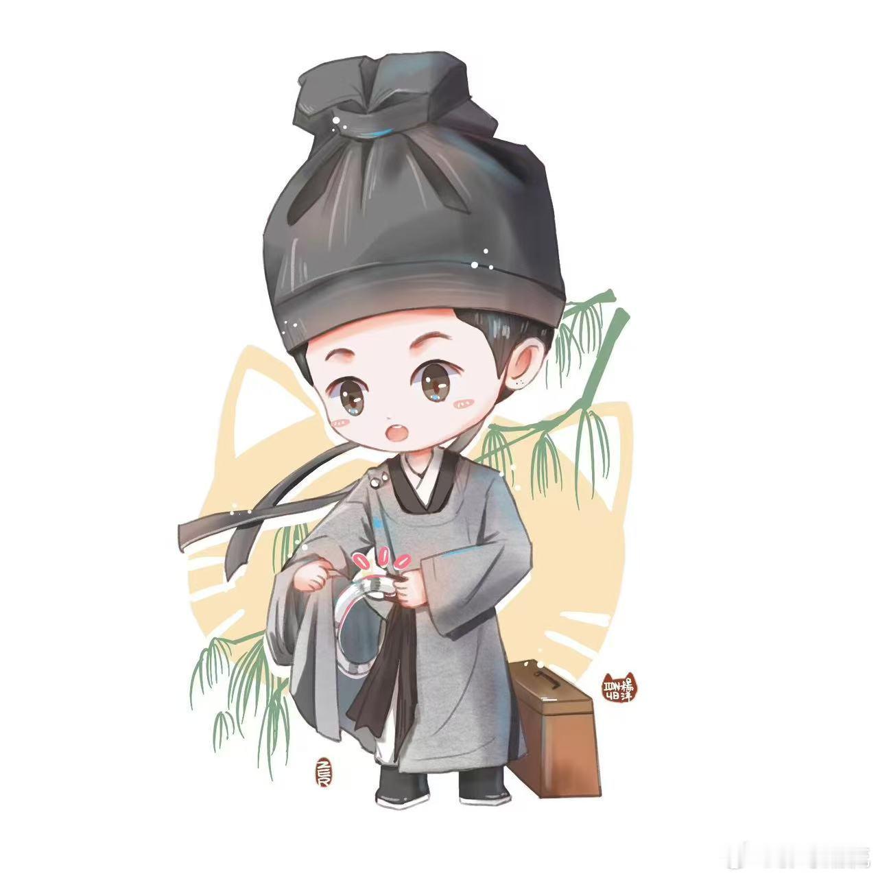 杨洋展昭回开封府打卡 开封府的每一处风景都让人心生向往，展昭的身影让我感受到那种