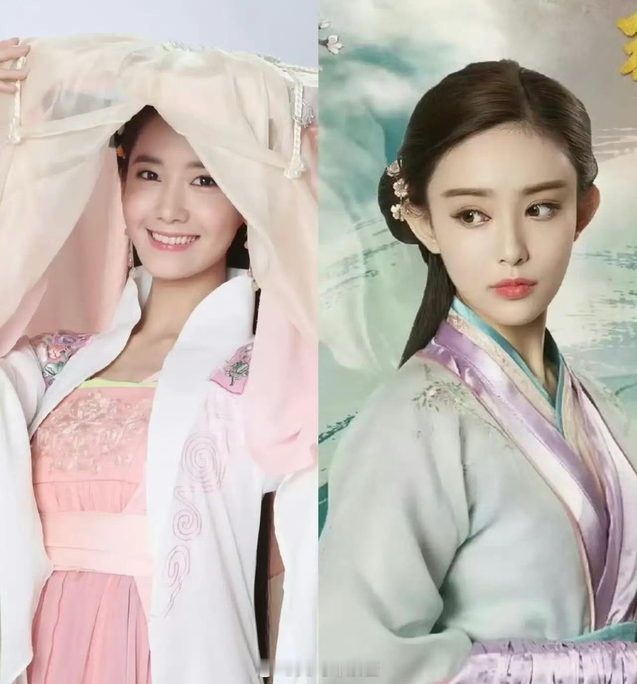 要是孟子义早生个5年，就是林允儿给孟子义当丫鬟了 