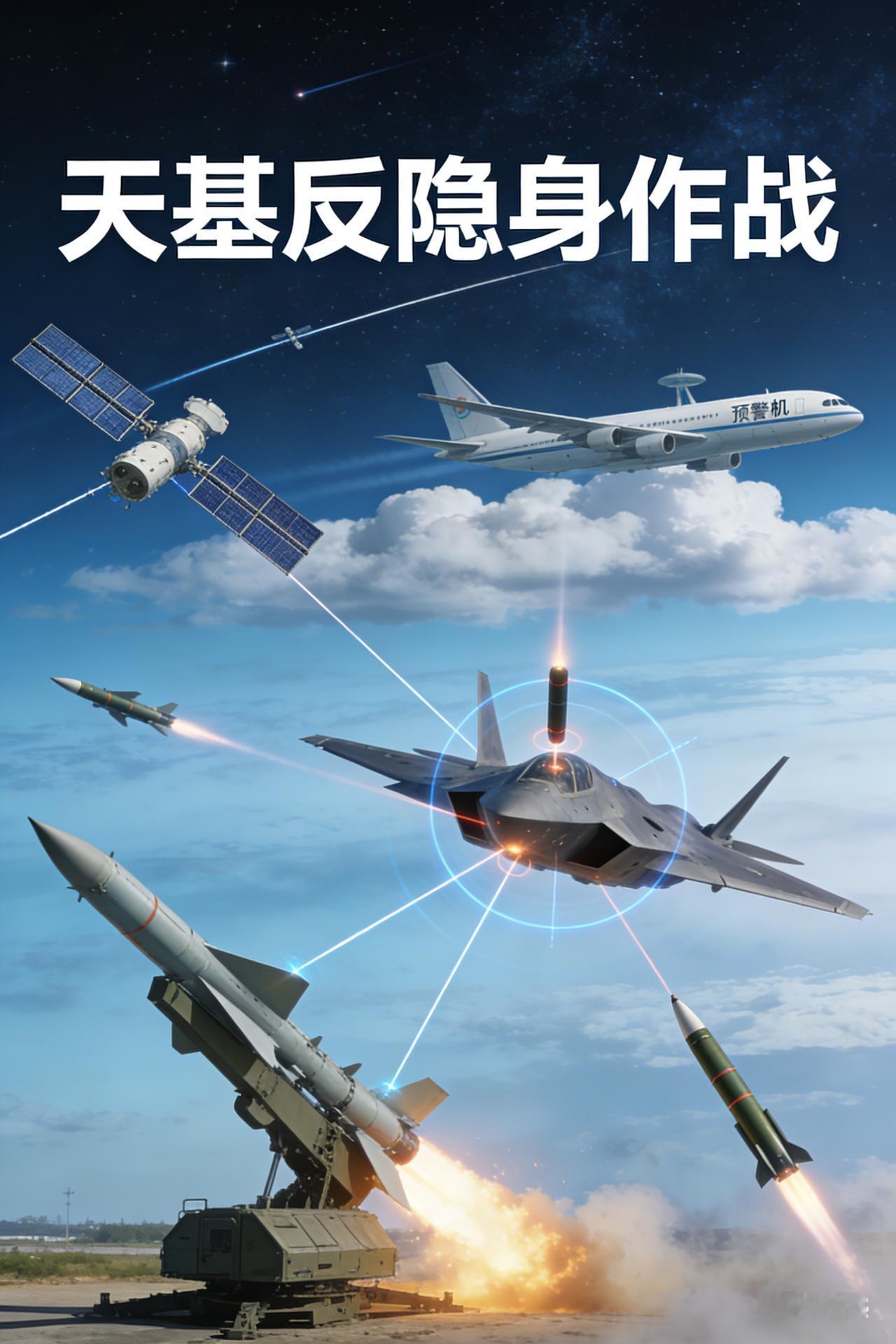 卫星反隐身+精准标记：隐身战机单向透明终结，天基打击闭环已成型
 
隐身战机曾是