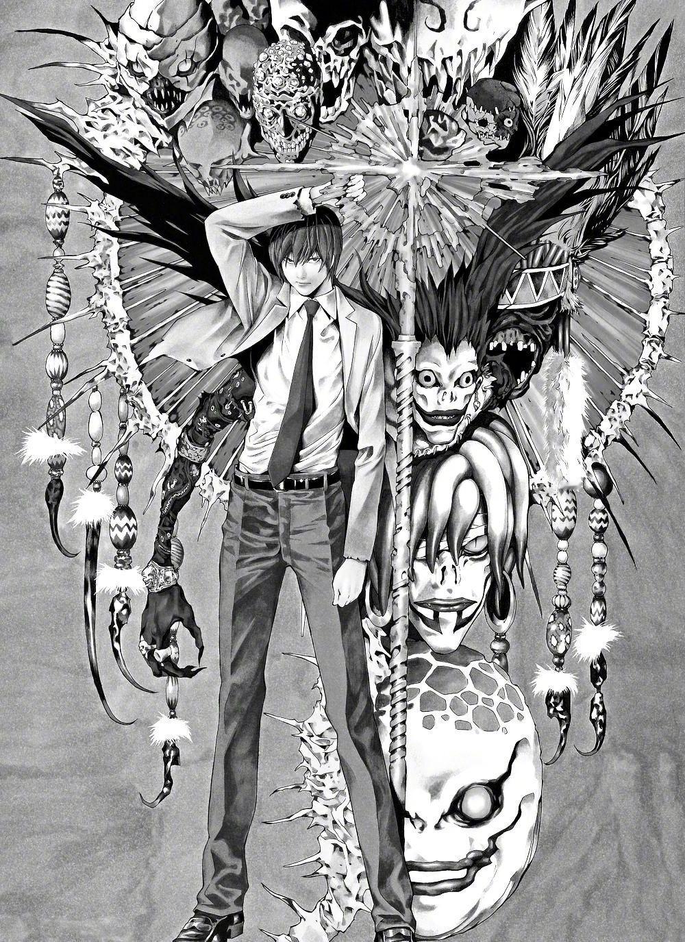 《DEATH NOTE》小畑健老师的原画简直就是艺术品，这细腻的画工更是神中神！