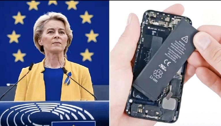 欧盟最新法规规定，十个月后，所有在欧盟市场销售的手机都需配备普通用户可轻松更换的