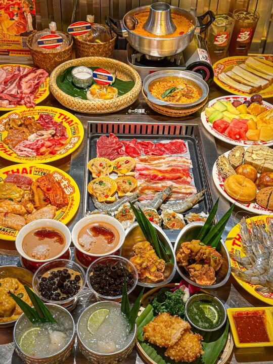 上海泰式烤肉自助🇹🇭一百出头的快乐有了