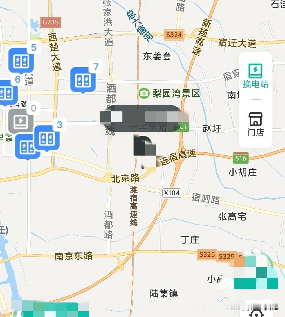 已经有地图显示京沪二线了，宿迁段贴着杨舍路。