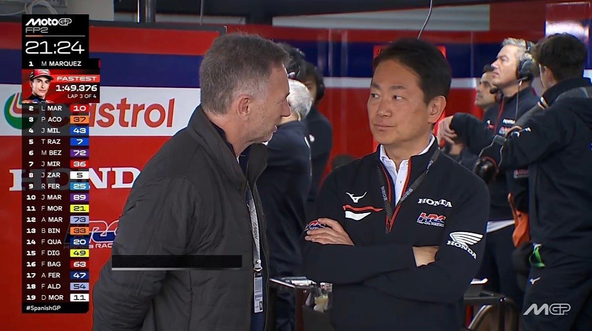 霍纳今天在MotoGP现场与本田“再续前缘”MotoGP2026MotoGP西班