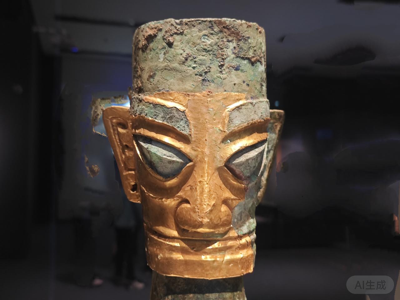 中国国家博物馆举办的《双星耀世——三星堆‑金沙遗址古蜀文明展》，印象深刻的是青铜