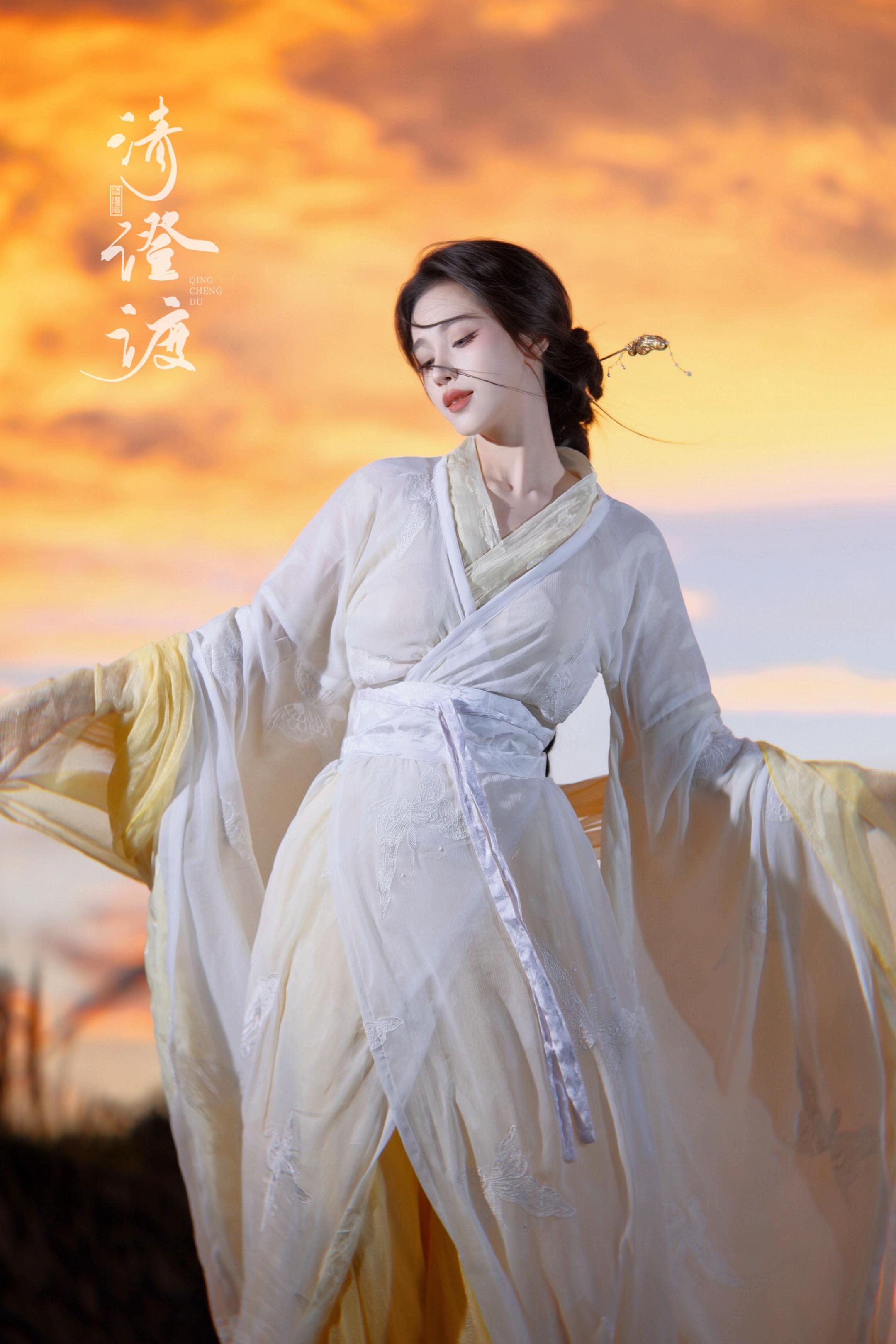 那天的夕阳是意外的美～