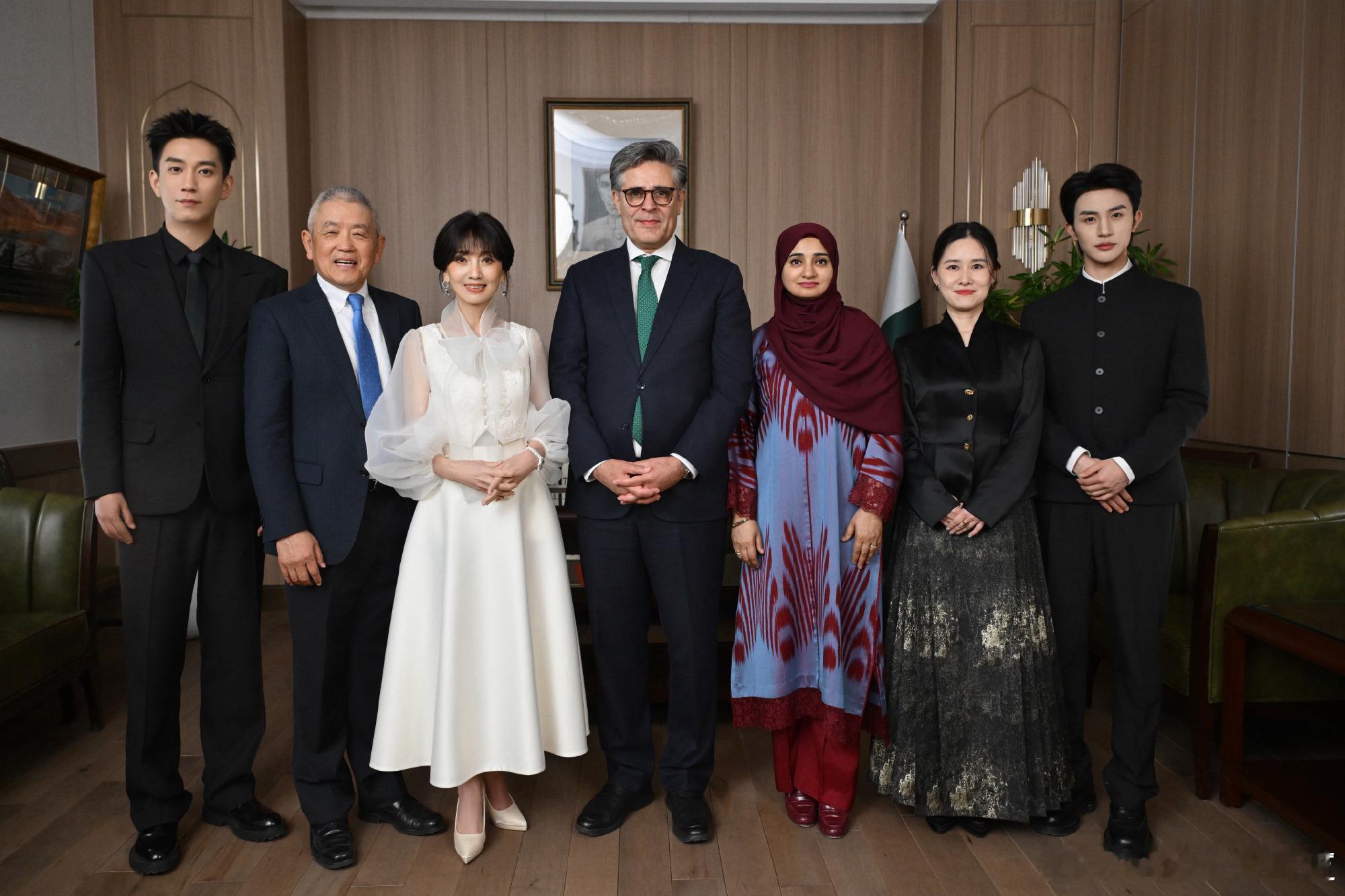 为纪念中巴建交75周年，演员王子奇、张翅、赵雅芝共同受邀担任“丝绸之路绿地毯行动