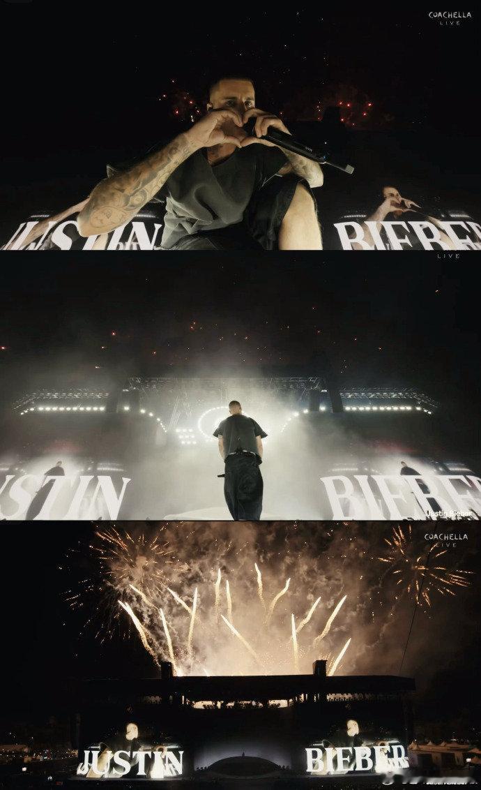 贾斯汀比伯科切拉舞台谁的青春 DNA 动了！比伯在科切拉一出现，全场氛围直接被点